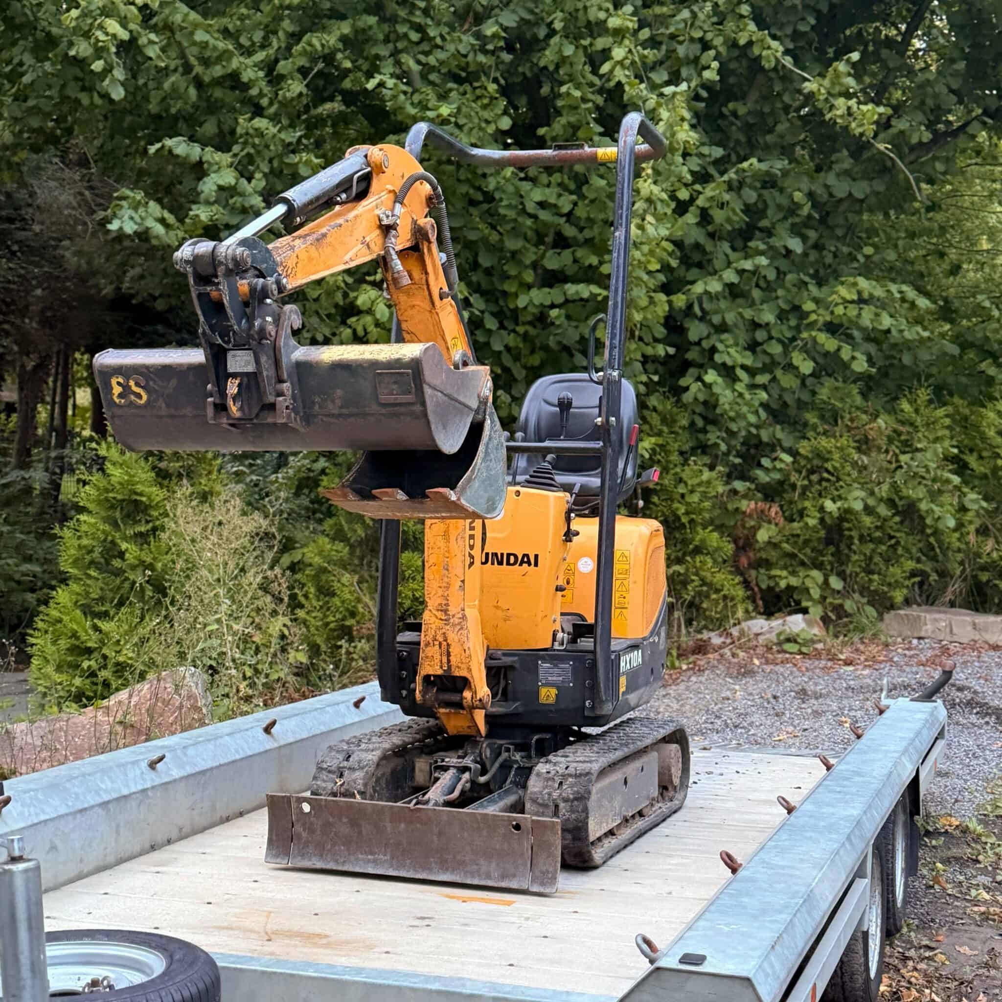 Wacker Neuson 803 Hyundai HX10A Minibagger 1 to 1000 kg, 