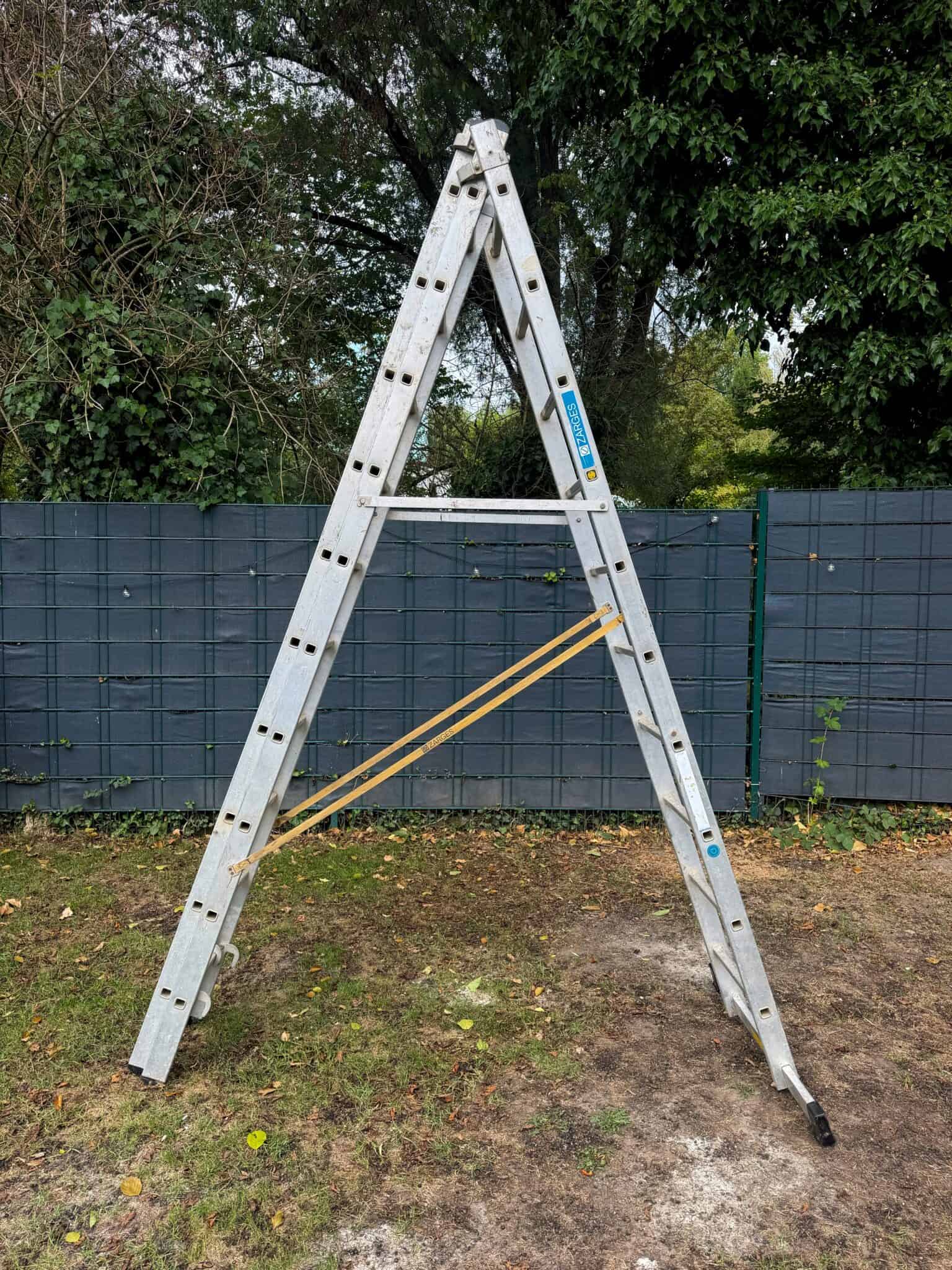 Zarges Skymaster Klappleiter Anlegeleiter Mehrzweckleiter (2), 